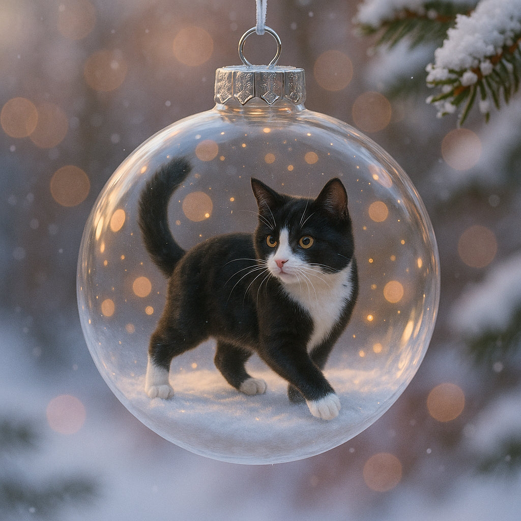 Cute Cat Christmas Ornaments