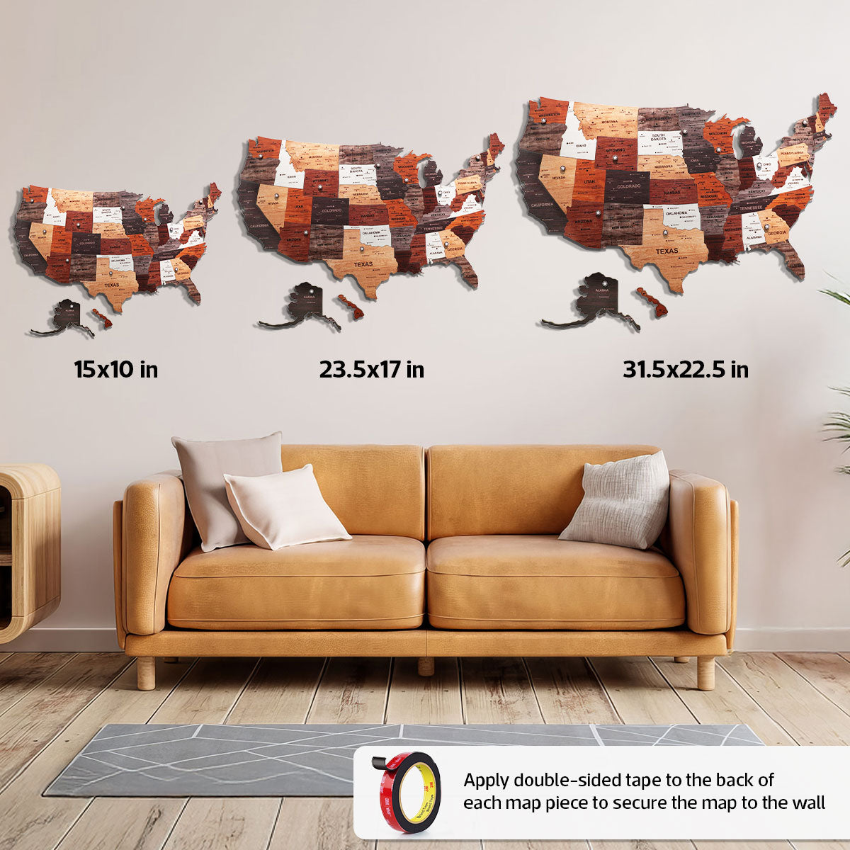 The United States Wooden Map Puzzle