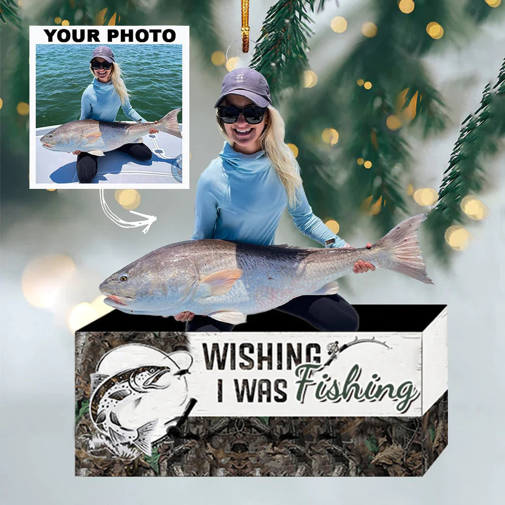 Walleye Ornament Custom Collage Tuna Fshng Gfts, Photo Collage Gfts For ...
