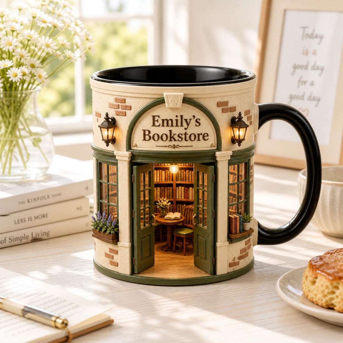 Personalized Bookstore Mug-Gift For Book Lover