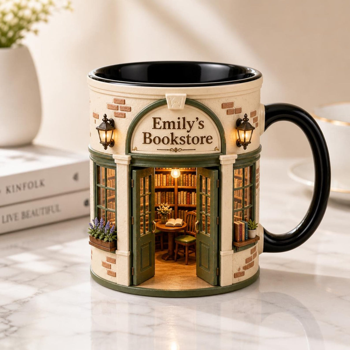 Personalized Bookstore Mug-Gift For Book Lover
