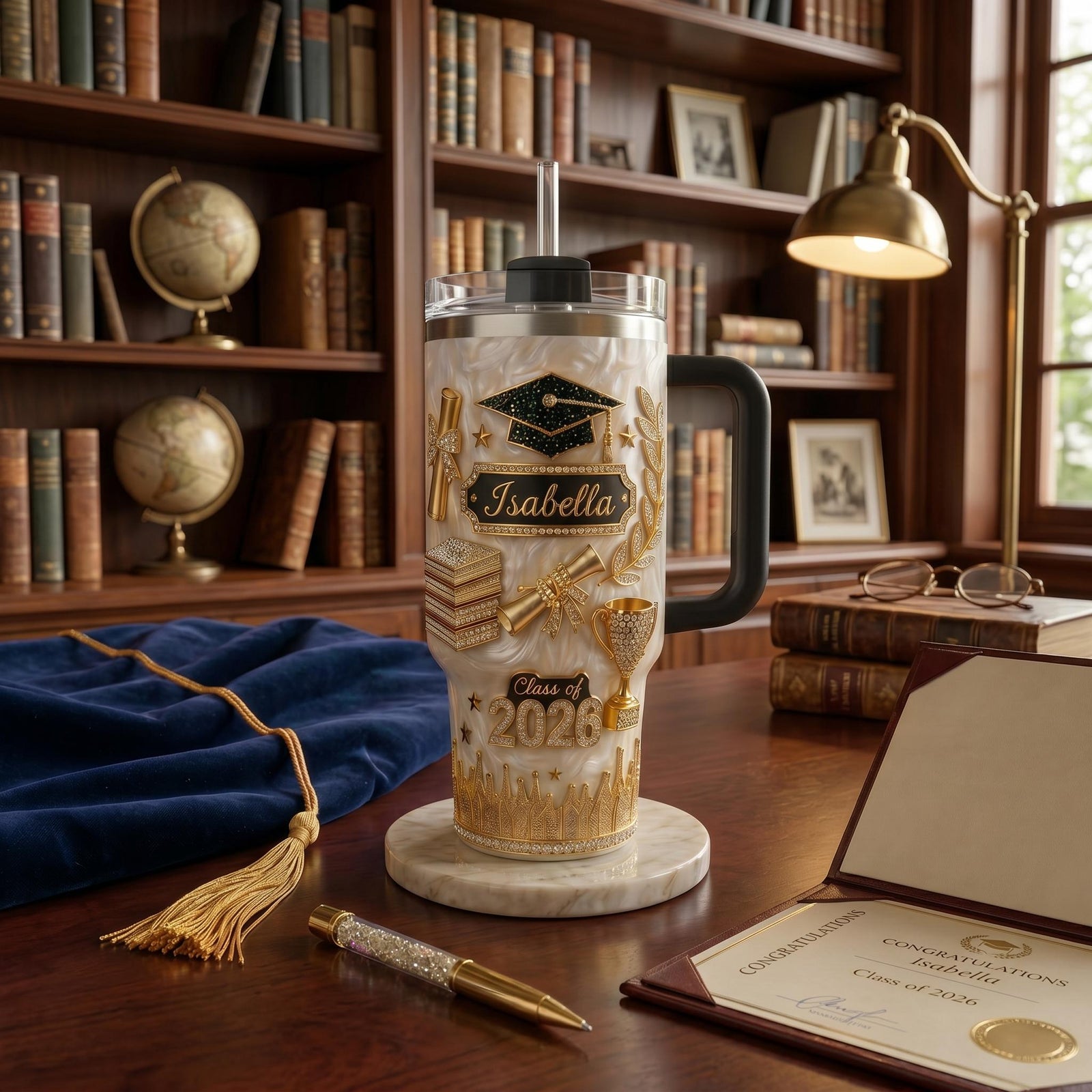Personalized Graduation 40oz Tumbler