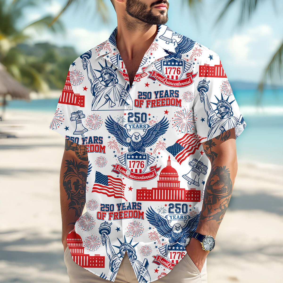 250 Years Of Freedom America Hawaii Shirt