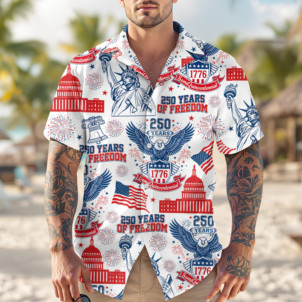 250 Years Of Freedom America Hawaii Shirt