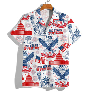250 Years Of Freedom America Hawaii Shirt
