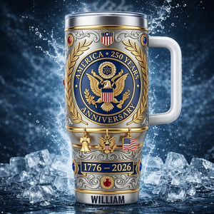 USA 250th Anniversary 40oz Tumbler – Gifts For Patriots