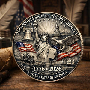 250th Anniversary U.S. Independence Coin - Declaration of Independence Historical Collectible