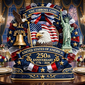 Personalized Eagle Acrylic Plaque - USA 250th Anniversary 1776-2026