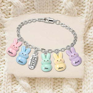 Grandma's kids- Personalized Grandma Bracelet With Charms