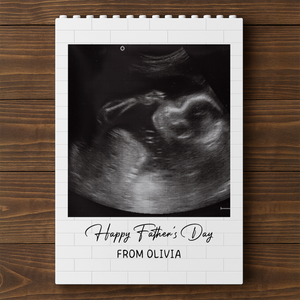 Custom Photo Happy Father's Day Building Brick Blocks Gift For Dad Grandpa