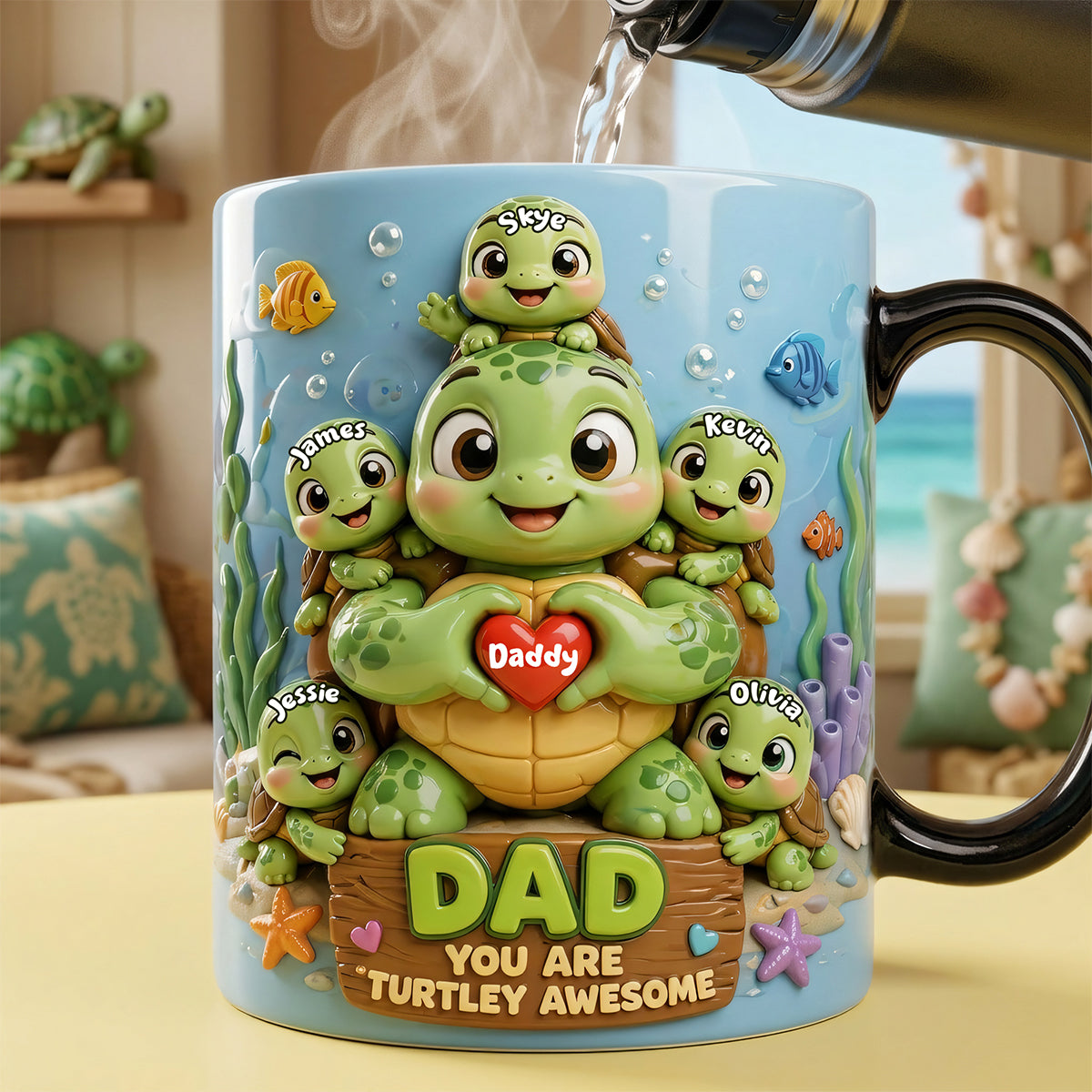 Awesome Dad Coffee Mug - Personalized Gifts For Dad