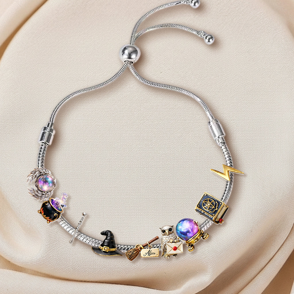Love Wizard - Personalized Wizard Adjustable Charm Bracelet
