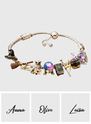 Love Wizard - Personalized Wizard Adjustable Charm Bracelet