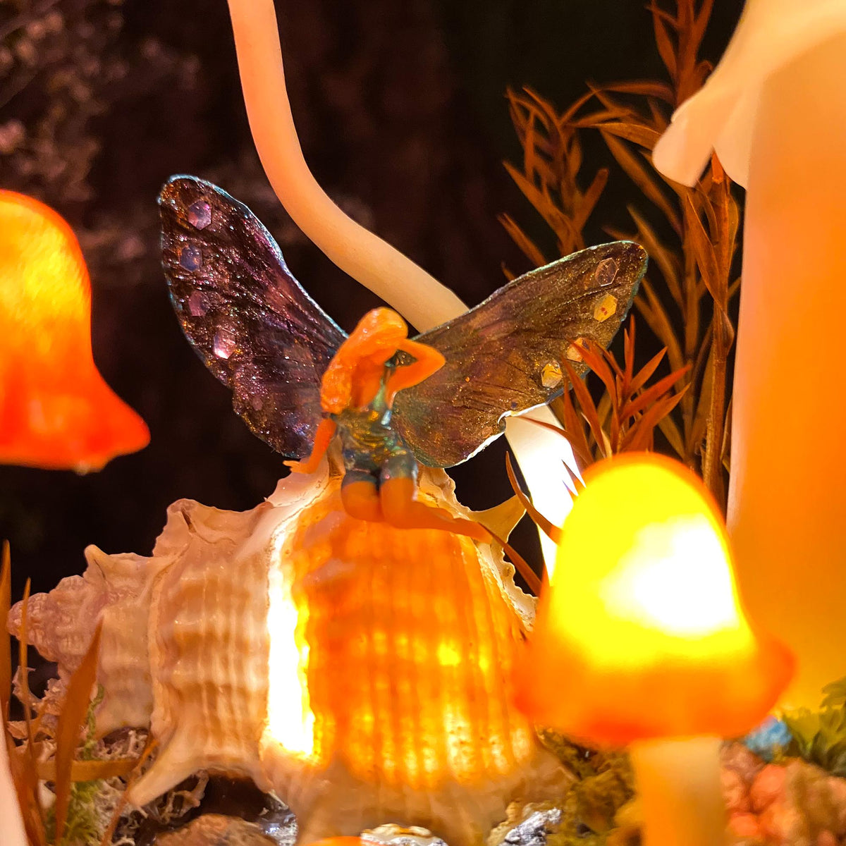 Ocean Fairy Mushroom Handmade Night Light