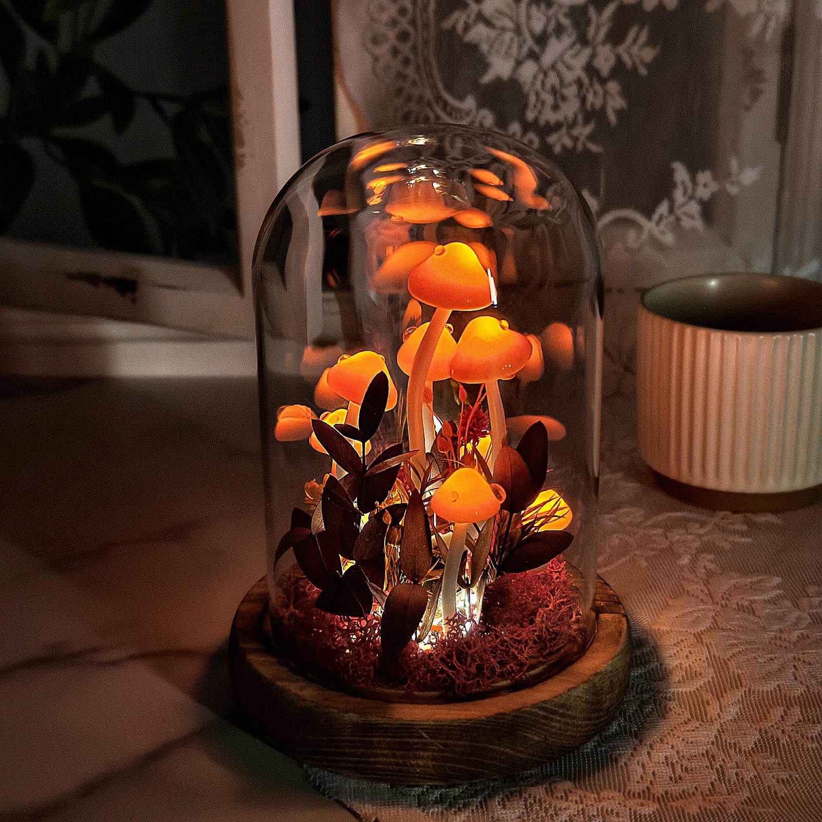 Cottagecore Mushroom Handmade Night Light