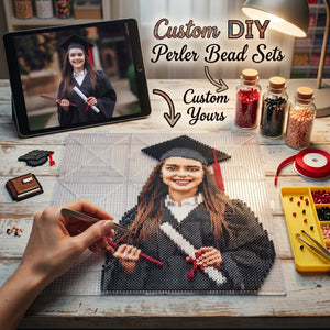 Custom Upload Photo Perler Bead Sets-Gift For Family/Couple/Mother