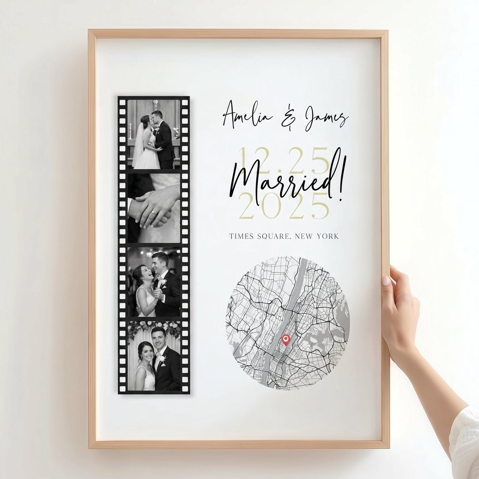 Personalised Couple Poster - Engagement Gift,Wedding Gift