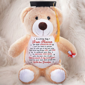 A Little Hug From Heaven - Personalized Graduation Bear