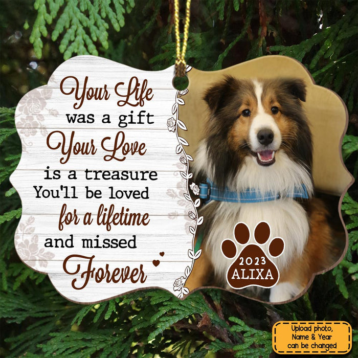 Pet Loss Memorial Gift -Personalized Christmas Ornament