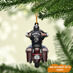 Personalized Biker Street Glide Road Glide Motorcycle Ornament