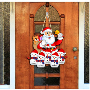Personalized Santa Name Wooden Sign