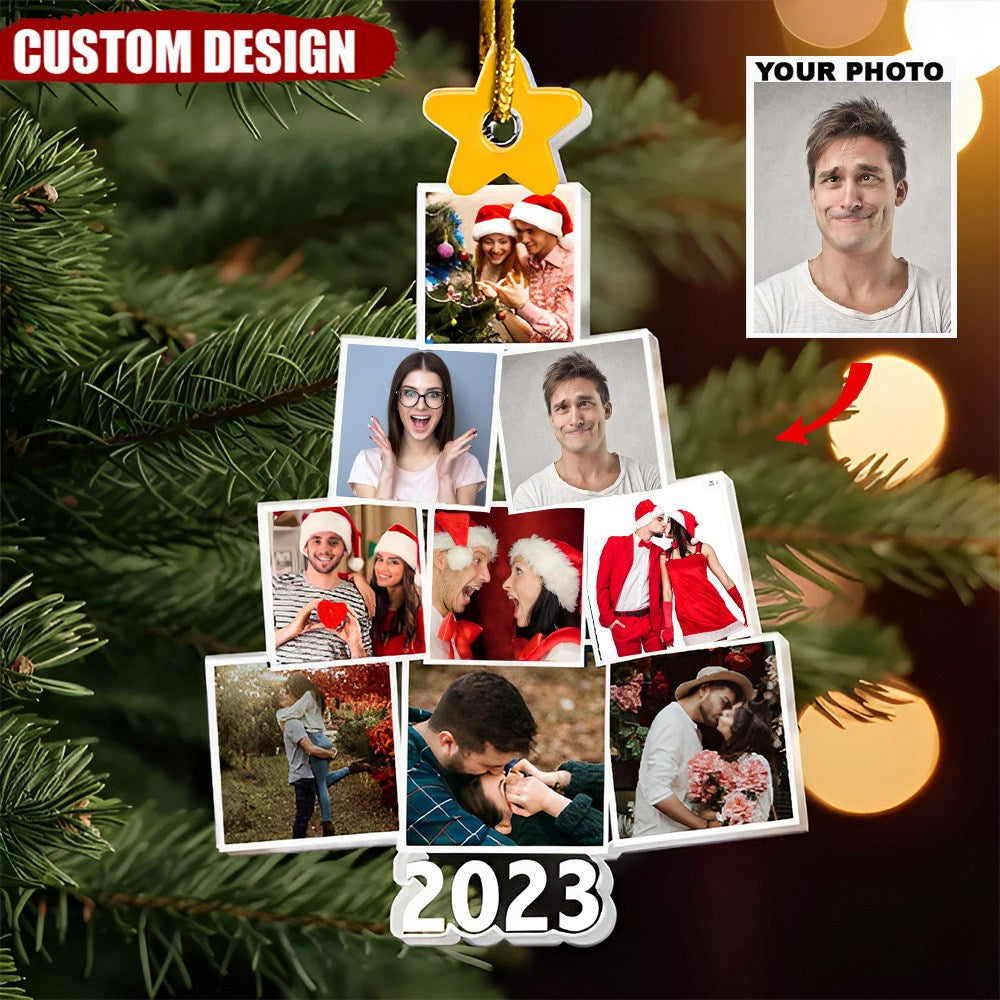 2023 New Release-Photo Tree Christmas Acrylic Ornament