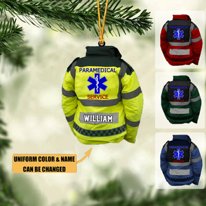 Personalized Paramedic Uniform Hangings Ornament