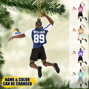 Personalized Volleyball/beach volleyball Acrylic Ornament-Gift For Volleyball Players/Lovers