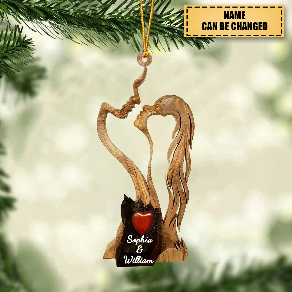 Love Eternal Wooden Ornament