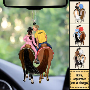 Personalized Ornament For Horse Couples, Horseback Riding Lovers