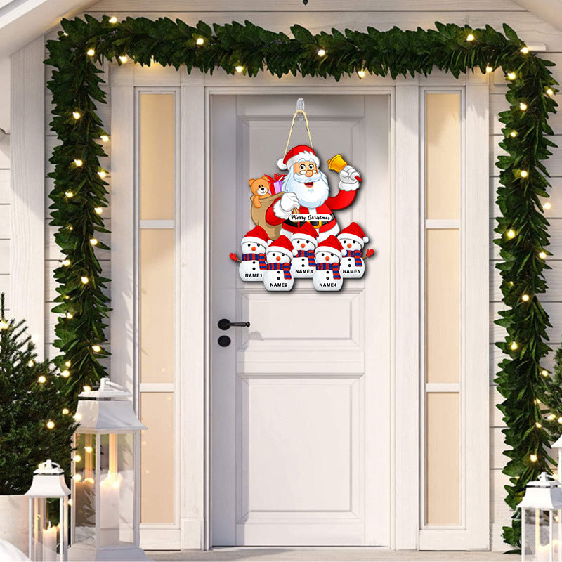 Personalized Santa Name Wooden Sign