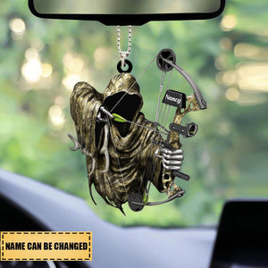Personalized Death Archery Custom Shaped Archery  hanging Ornament