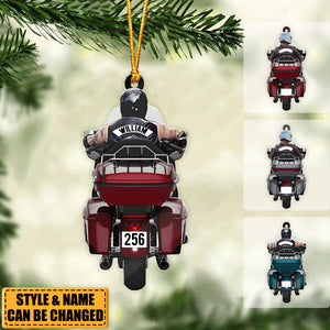 Personalized Biker Ultra Limited Motorcycle Christmas Ornament