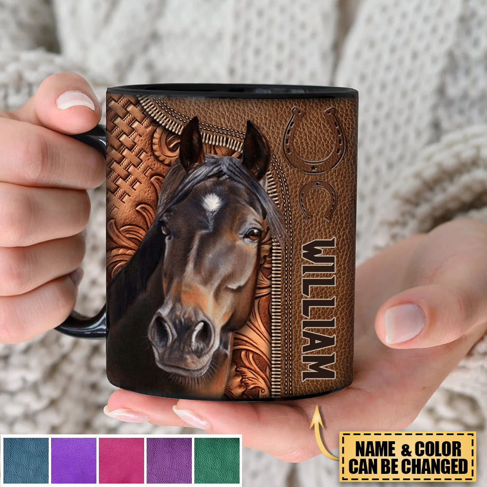 Personalized Horse Love Ceramic Mug