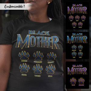 Black Mother Panther Personalized Shirt Apparel Gift For Mom