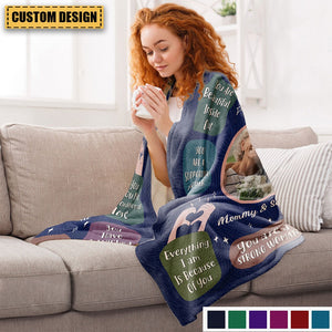 10 Reasons Why Mom Is The Best - Personalized Blanket