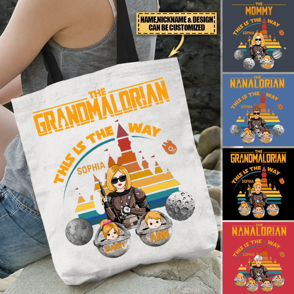 This Is The Way - Personalized Tote Bag