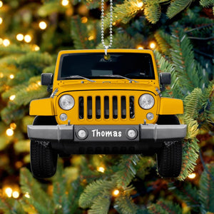 Personalized Off-Road car Christmas Ornament - Best Gift For Off-Road Lover