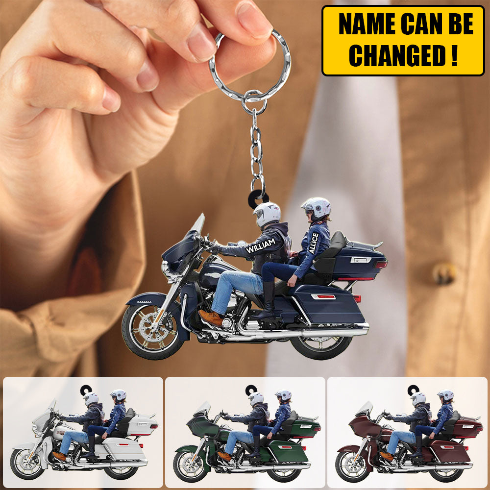 Motorcycle Usb Keychain Personalized Biker Couple Ultra Limited Motorcycle Keychain - facamart