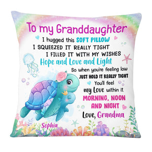 Granddaughter Grandson Sea Animals Hug This Pillow