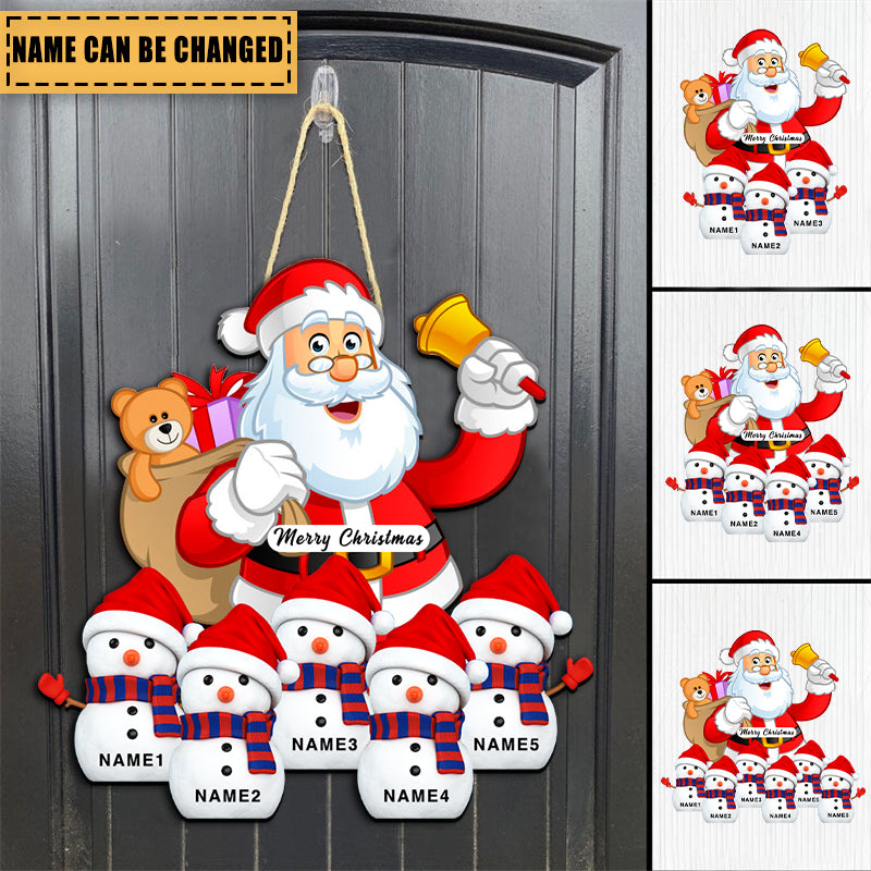 Personalized Santa Name Wooden Sign